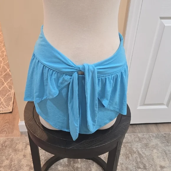 Free People Blue Women's Shorts - Picture 2 of 4